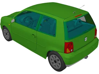 Seat Arosa 3D Model preview