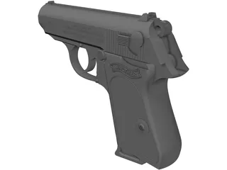 Walther PPK 3D Model preview