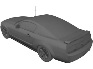 Ford Mustang 3D Model preview