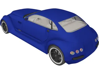 Concept Car 3D Model preview