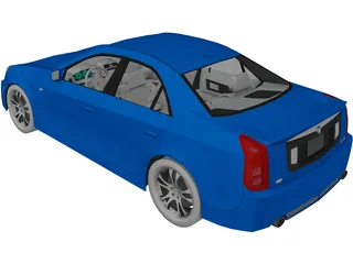 Cadillac CTS 3D Model preview