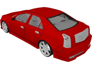 Cadillac CTS [Tuned] 3D Model preview