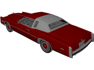 Cadillac Eldorado (1978) 3D Model preview