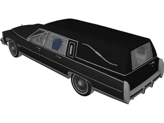 Cadillac Hearse 3D Model preview