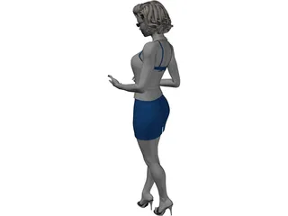 Woman 3D Model preview