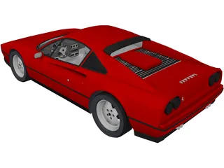 Ferrari 328 GTS (1985) 3D Model preview