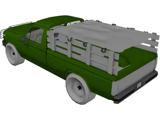 Ford F-100 (1980) 3D Model preview