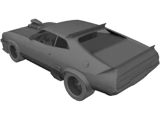 Ford Falcon XB Coupe [Charged] 3D Model preview