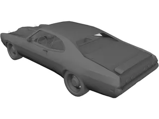 Mercury Cyclon Spoiler (1970) 3D Model preview