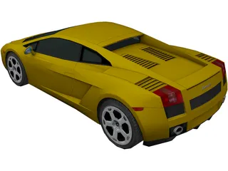 Lamborghini Gallardo 3D Model preview