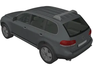 Volkswagen Touareg 3D Model preview