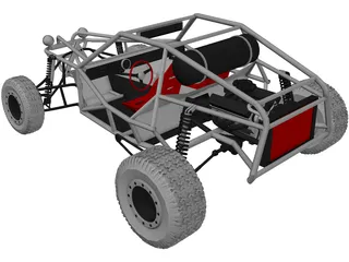 Dune Buggy 3D Model preview
