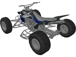 Yamaha YFZ-450 3D Model preview