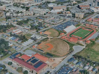 Augusta City, GA, USA (2024) 3D Model preview