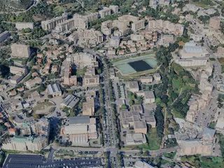 Bastia City, France (2024) 3D Model preview