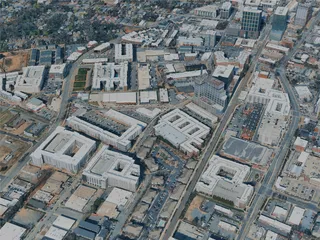 Charlotte City, NC, USA (2024) 3D Model preview