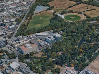 Christchurch City, New Zealand (2024) 3D Model preview