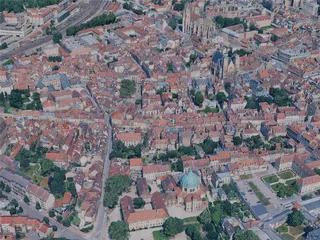 Dijon City, France (2023) 3D Model preview