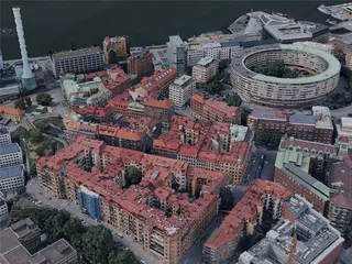 Gothenburg City, Sweden (2022) 3D Model preview