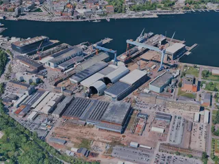 Kiel City, Germany (2024) 3D Model preview