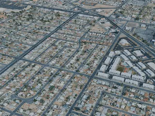 Las Vegas City, Downtown, USA (2024) 3D Model preview