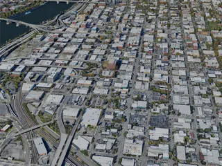Portland City, OR, USA (2023) 3D Model preview
