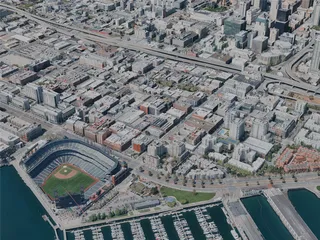San Francisco City, CA, USA (2024) 3D Model preview