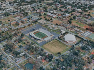 Tallahassee City, FL, USA (2024) 3D Model preview
