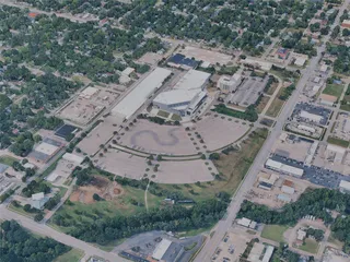 Topeka City, KS, USA (2024) 3D Model preview