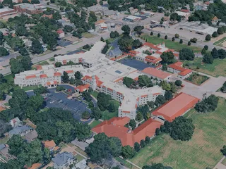 Wichita City, KS, USA (2024) 3D Model preview