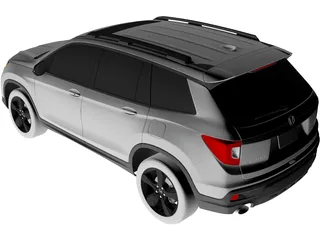 Honda Passport (2019) 3D Model preview