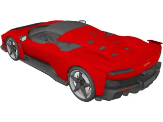 Ferrari F80 (2025) 3D Model preview