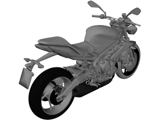 Triumph Street Triple R (2014) 3D Model preview