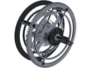 Tourbillon 3D Model preview