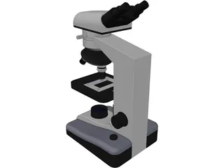 Microscope 3D Model preview