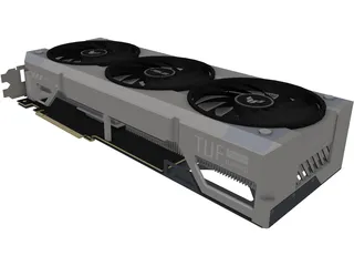 ASUS TUF GeForce RTX 5070 Ti 3D Model preview