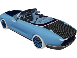 Rolls-Royce Boat Tail (2021) 3D Model preview