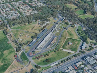 Adelaide City, Australia (2024) 3D Model preview