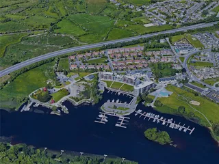 Athlone City, Ireland (2023) 3D Model preview