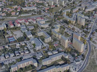 Bydgoszcz City, Poland (2023) 3D Model preview