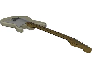 Fender YJM Nylon Stratocaster (1996) 3D Model preview