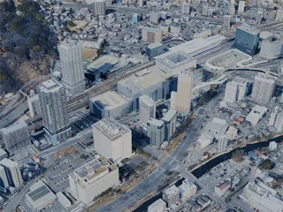 Kumamoto City, Japan (2025) 3D Model preview