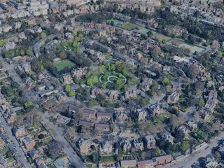 Nottingham City, UK (2025) 3D Model preview