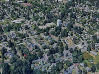 Olympia City, WA, USA (2024) 3D Model preview