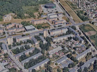 Siauliai City, Lithuania (2023) 3D Model preview