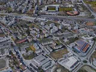 Sion City, Switzerland (2023) 3D Model preview