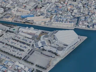 Tokushima City, Japan (2025) 3D Model preview