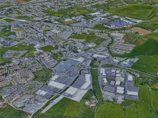 Tralee City, Ireland (2023) 3D Model preview
