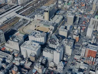 Utsunomiya City, Japan (2025) 3D Model preview