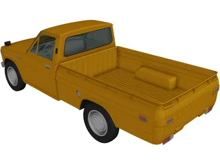 Toyota Hilux (1968) 3D Model preview
